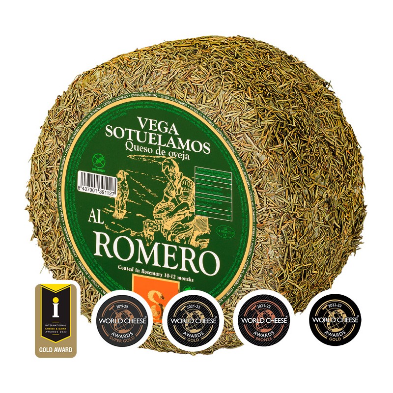 Queso Oveja Añejo Al Romero Vega Sotuelamos