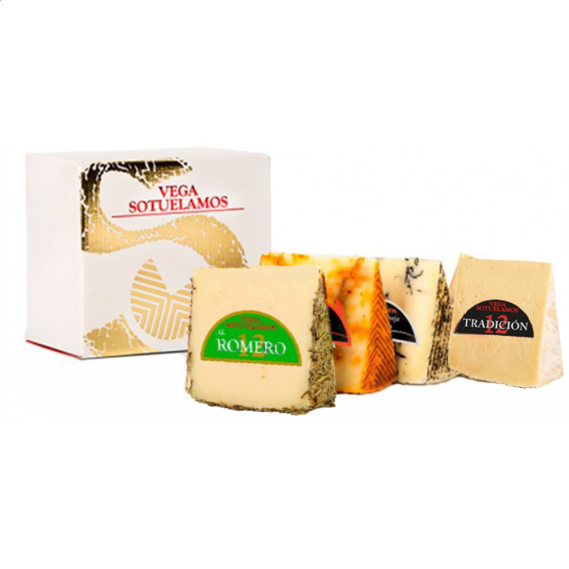 Pack 4 Cuñas Queso Curado Vega Sotuelamos