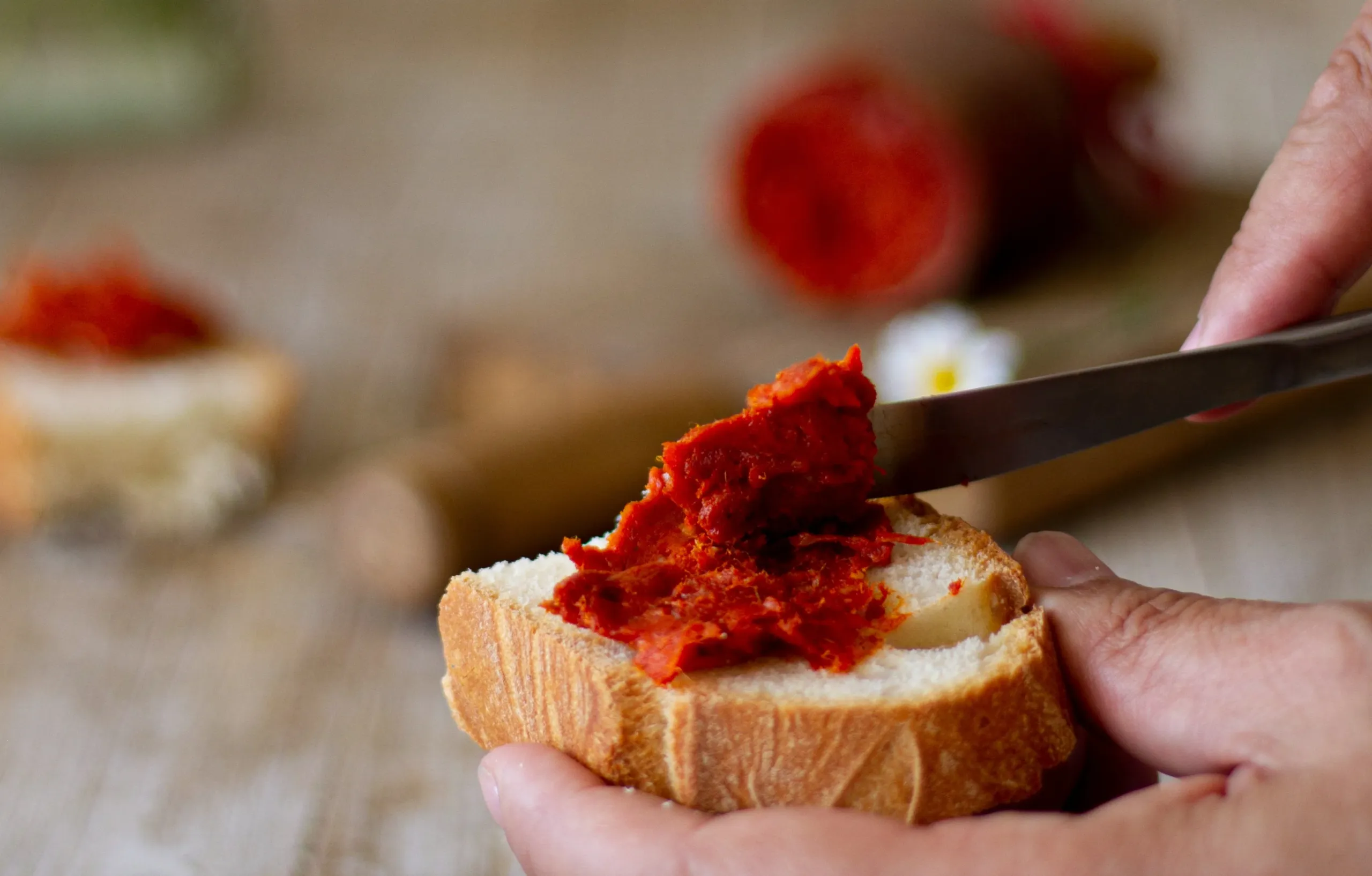 Pan con sobrasada ibérica de bellota