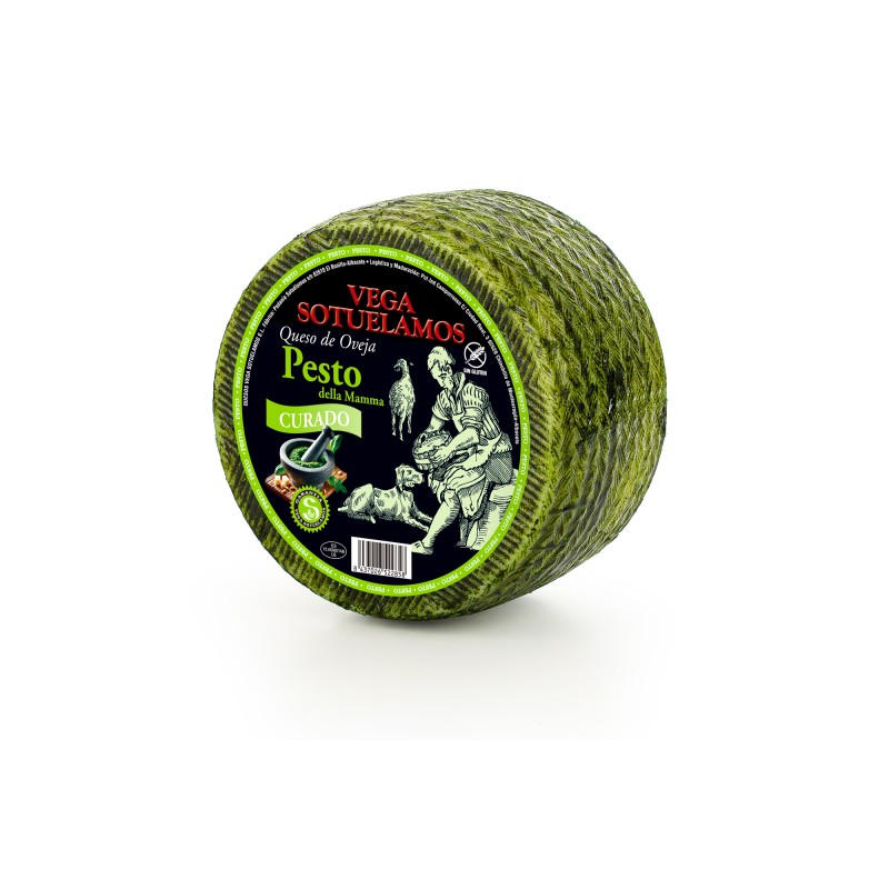 Cuña de Queso Curado de Oveja con pesto